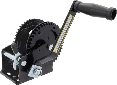 MichaelPro MP009092 2000lbs Double Gear Heavy Duty Hand Winch for Automotive, Boat, Trailer