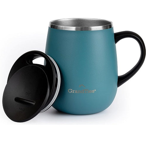 Grandties 16-oz Insulated Coffee Mug - Atlantis Blue