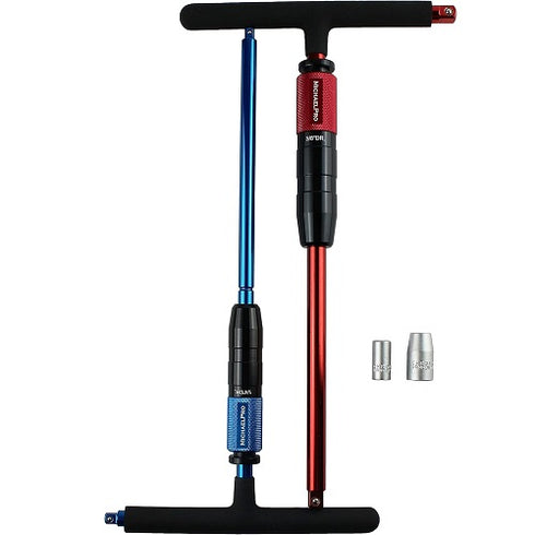 MichaelPro Gift Edition 1/4" & 3/8" Drive 2 Way Speed Adjustable T Handle Wrench Set, Patented Design with Spinner Handle, 3 Level Grip Positions, T Bar Socket Wrench Set, MP009015-XM