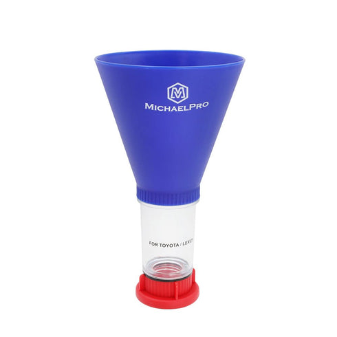 MichaelPro Spill-Free Oil Funnel for Toyota, Lexus, BMW, Mercedes VW