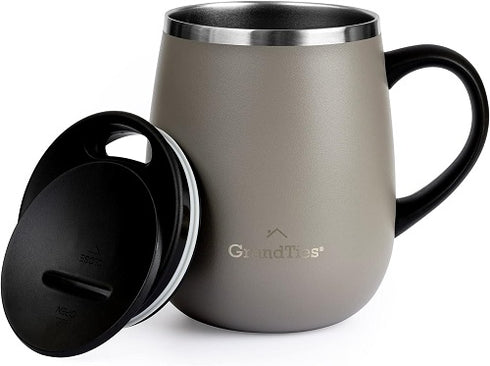 Grandties 16-oz Insulated Coffee Mug with Handle - Caffe