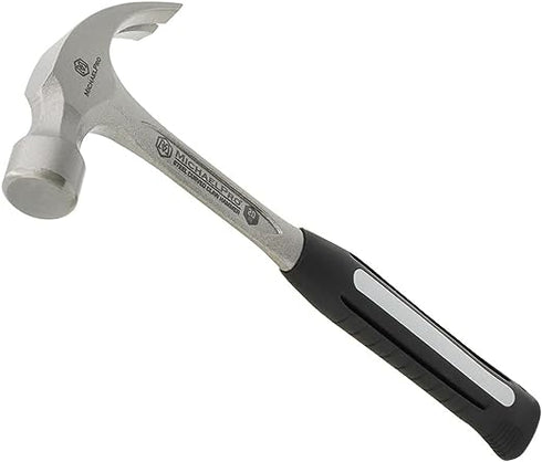 MichaelPro 20oz Solid One Piece Steel Rip Heavy Duty Curved Claw Hammer