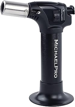 MichaelPro Butane Torch, Adjustable Flames Multi-Purpose Lighter