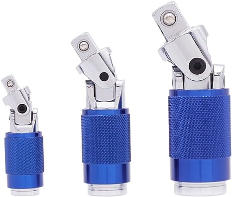 MichaelPro 3-Piece Dual-Function Universal Joint Socket Adapter Set