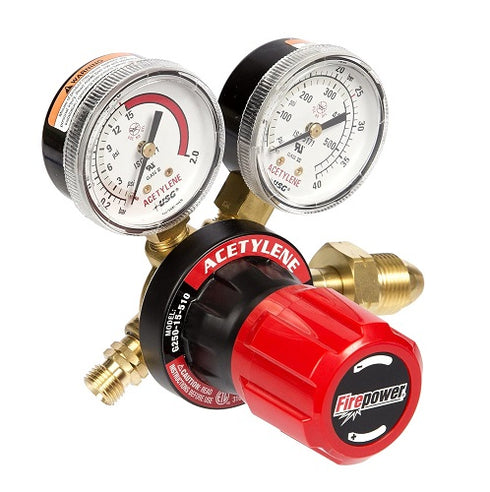 Firepower OxyFuel Acetylene Regulator for Tips with a 5-Inch Cutting Capacity