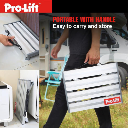 Pro-Lift Adjustable Height Folding Step Stool