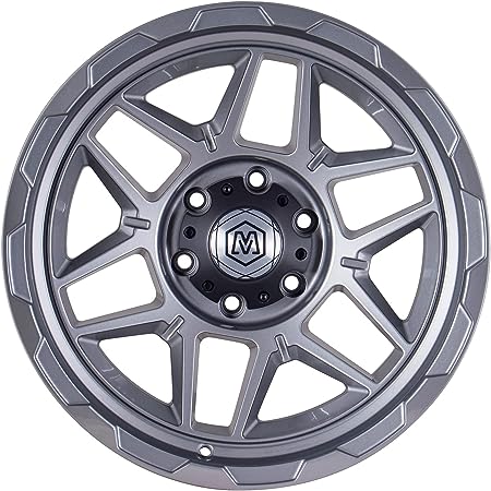MichaelPro 18 inch Wheel - Compatible with 4x4 and 18" Ford Ranger - Grey