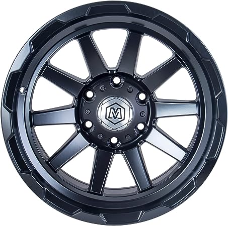 MichaelPro RIM 17x8.5 Black Wheel with Polished