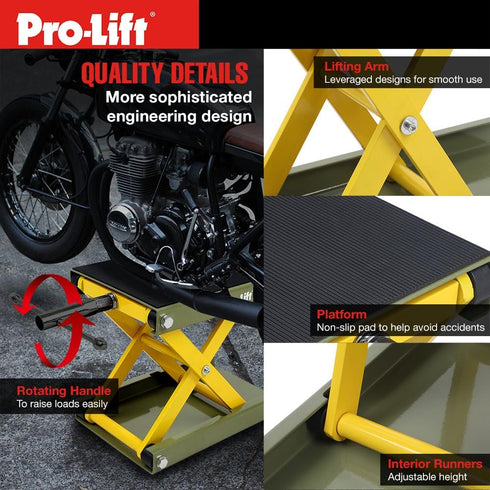 Pro-Lift Motorcycle Scissor Jack Lift