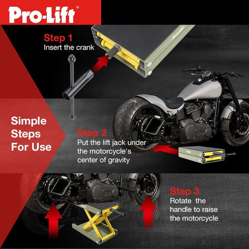Pro-Lift Motorcycle Scissor Jack Lift
