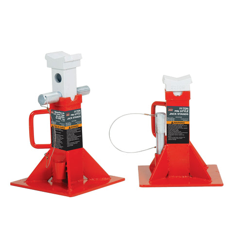 Blackhawk BH5220B – 22 Ton Heavy-Duty Pin Style Jack Stands