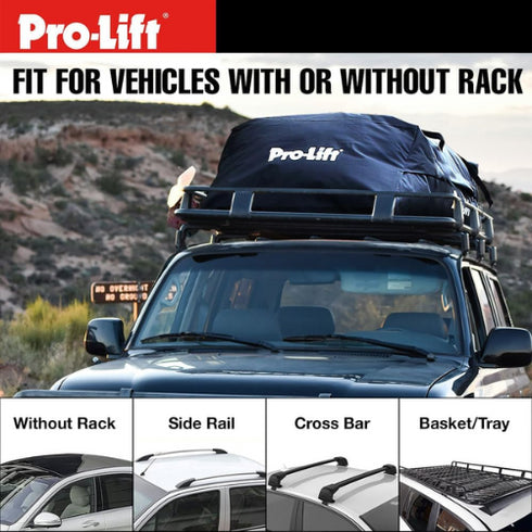 Pro-Lift Rooftop Cargo Carrier Waterproof - 15 Cubic Feet Capacity
