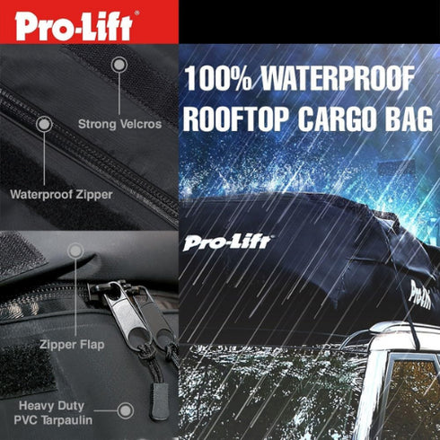 Pro-Lift Rooftop Cargo Carrier Waterproof - 21 Cubic Feet Capacity