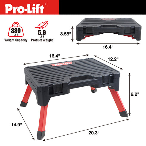 Pro-Lift Portable Storage Step Stool