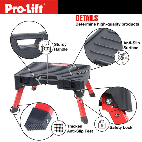 Pro-Lift Portable Storage Step Stool