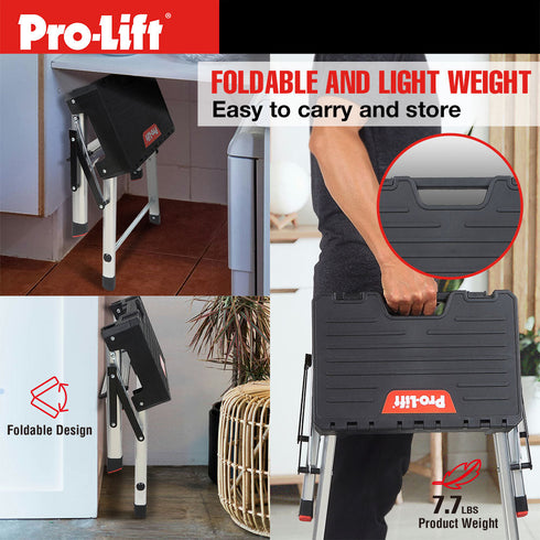 Pro-Lift Two Step Ladder with Storage
