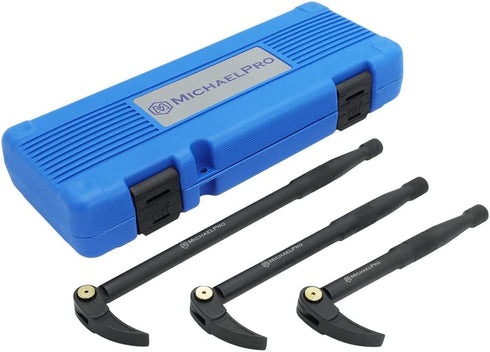 MichaelPro MP009080 3Pc Indexing Pry Bar Set – 10”, 12”, 15”