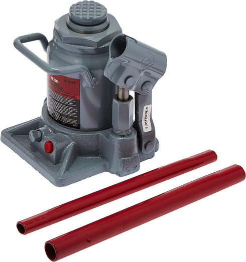 Pro-Lift B-S12D Grey Hydraulic Bottle Jack - 12 Ton Capacity