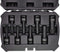 MichaelPro MP005027 8Pc 1/2” Drive Hex Bit Socket Set, 6 to 19mm, Impact Metric Socket, CR-Mo | Sturdy Storage Case Included