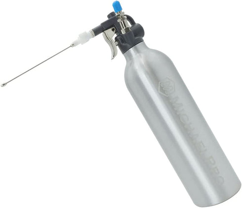 MichaelPro MP019001 21oz Heavy Duty Aluminum Fluid Spray Can | Max 140psi Working Pressure | High-Pressure Refillable Air Sprayer