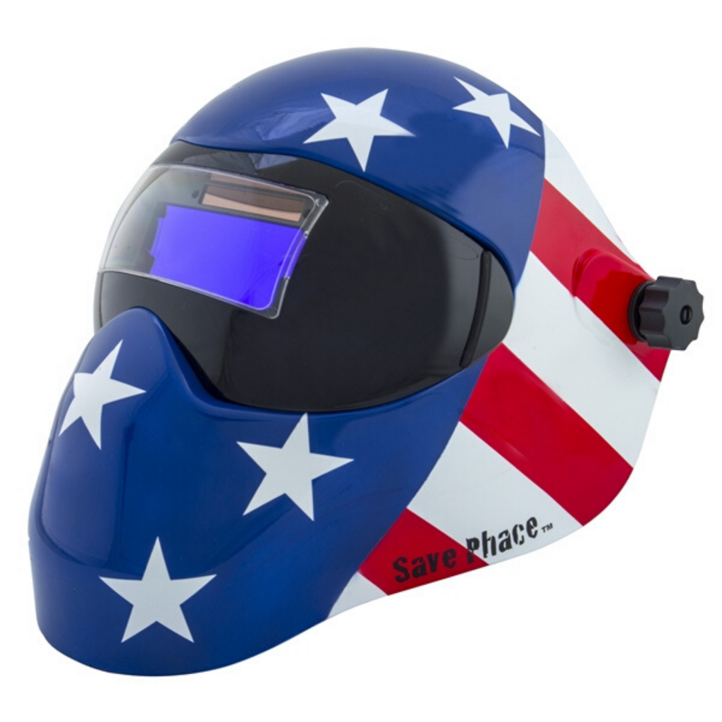 Save Phace 3012480 I Series Patriot Adjustable Auto Darkening Welding Helmet - MVP Super Store 
