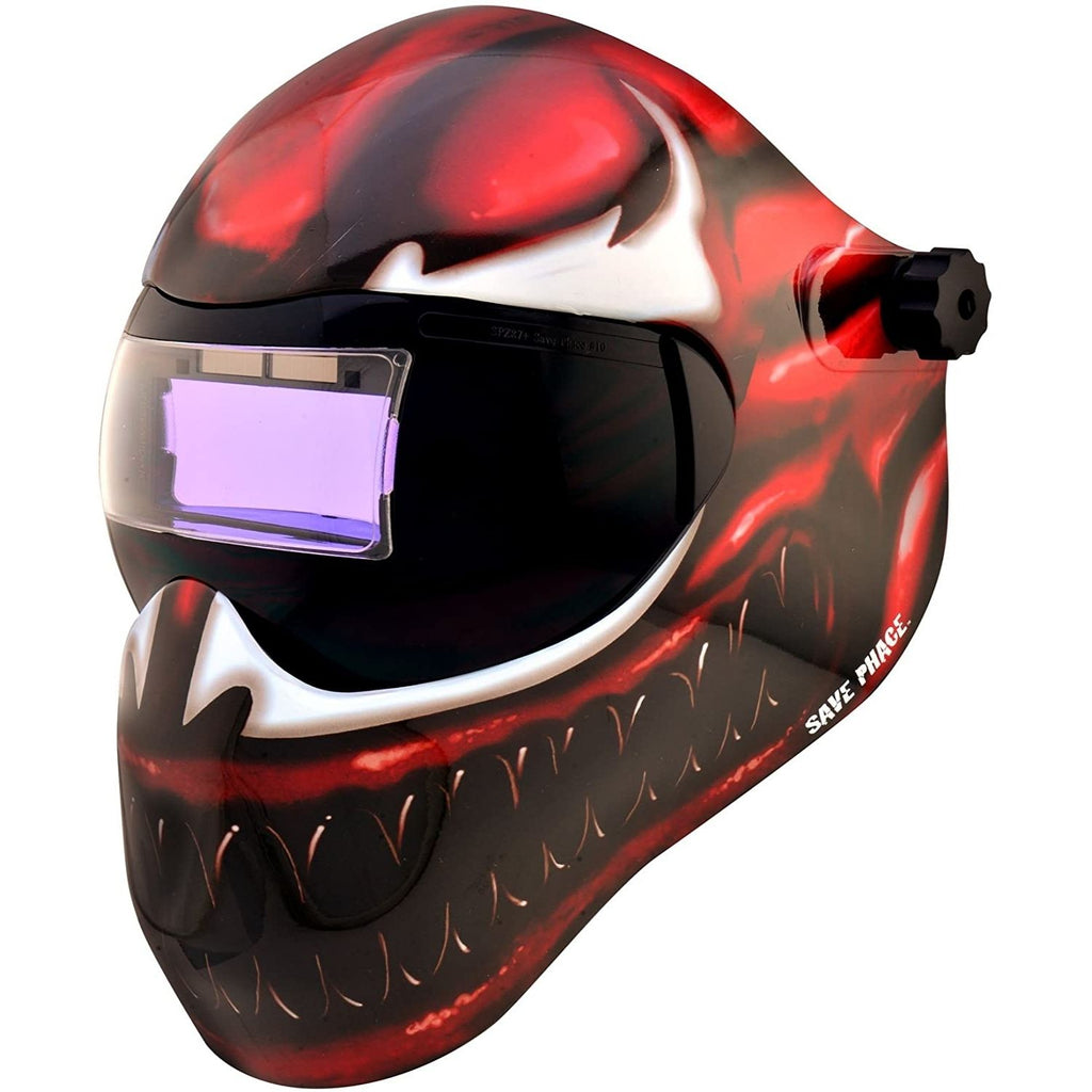 Save Phace Auto Darkening Welding Helmet Marvel Carnage EFP F-Series - MVP Super Store 