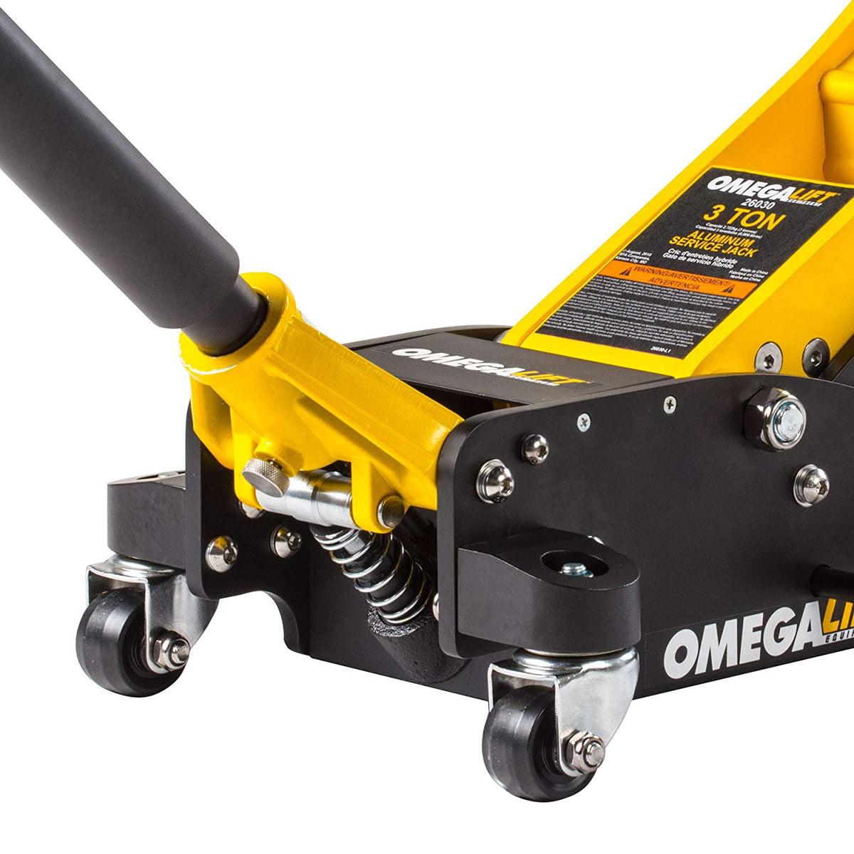 Omega Lift 3 Tons Hydraulic Aluminum Jack 1496 Height 69 Width