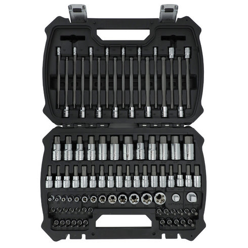 MichaelPro 86-Piece Master SAE/METRIC Hex, Torx External Socket, and Bit Socket Set
