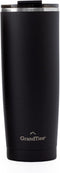 GrandTies 20-oz Insulated Coffee Tumbler Cup - Midnight Black