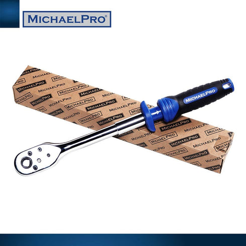 MichaelPro MP001004 3/8" Drive 48 Tooth Ratchet Wrench Handle with Reversible Design