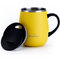 Grandties 16-oz Insulated Coffee Mug with Handle - Lemon