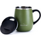 Grandties 16-oz Insulated Coffee Mug - Olive Green