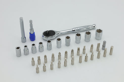Pro-Lift PL005001 37-pcs 1/4”Dr. Socket and Bit Set