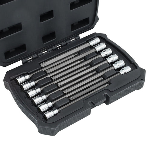 MichaelPro MP012019 12-PIECE 3/8” DRIVE 6-INCHES LONG TORX BIT SOCKET SET, T10 TO T60
