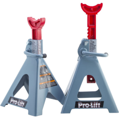 Pro-Lift Heavy Duty Jack Stands – 6 Ton in Pair with Double Pins Design