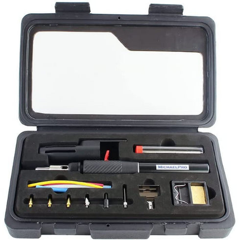 MichaelPro MP011002 Cordless Butane Soldering Iron Kit