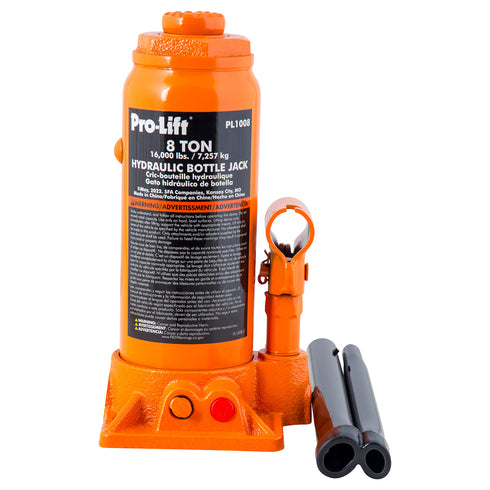 Pro-Lift PL1008 Hydraulic Bottle Jack - 8 Ton Capacity