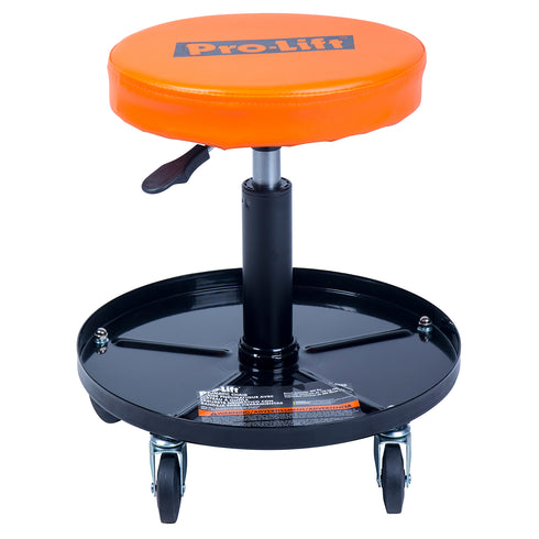 Pro-Lift Pneumatic Chair with Dual Tool Tray - 300 lb. Capacity