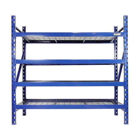 Pro-Lift Heavy Duty 4-Tier Garage Storage Shelves - 8000 lbs Capacity