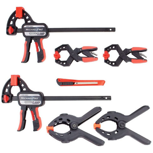 MichaelPro MP018001 7-Piece Woodworking Clamps Set
