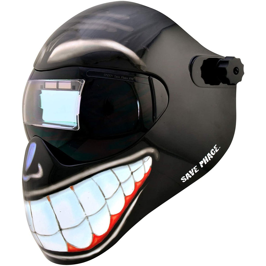 Save Phace Auto Darkening Welding Helmet Smiley EFP F-Series - Ear to Ear Vision - MVP Super Store 
