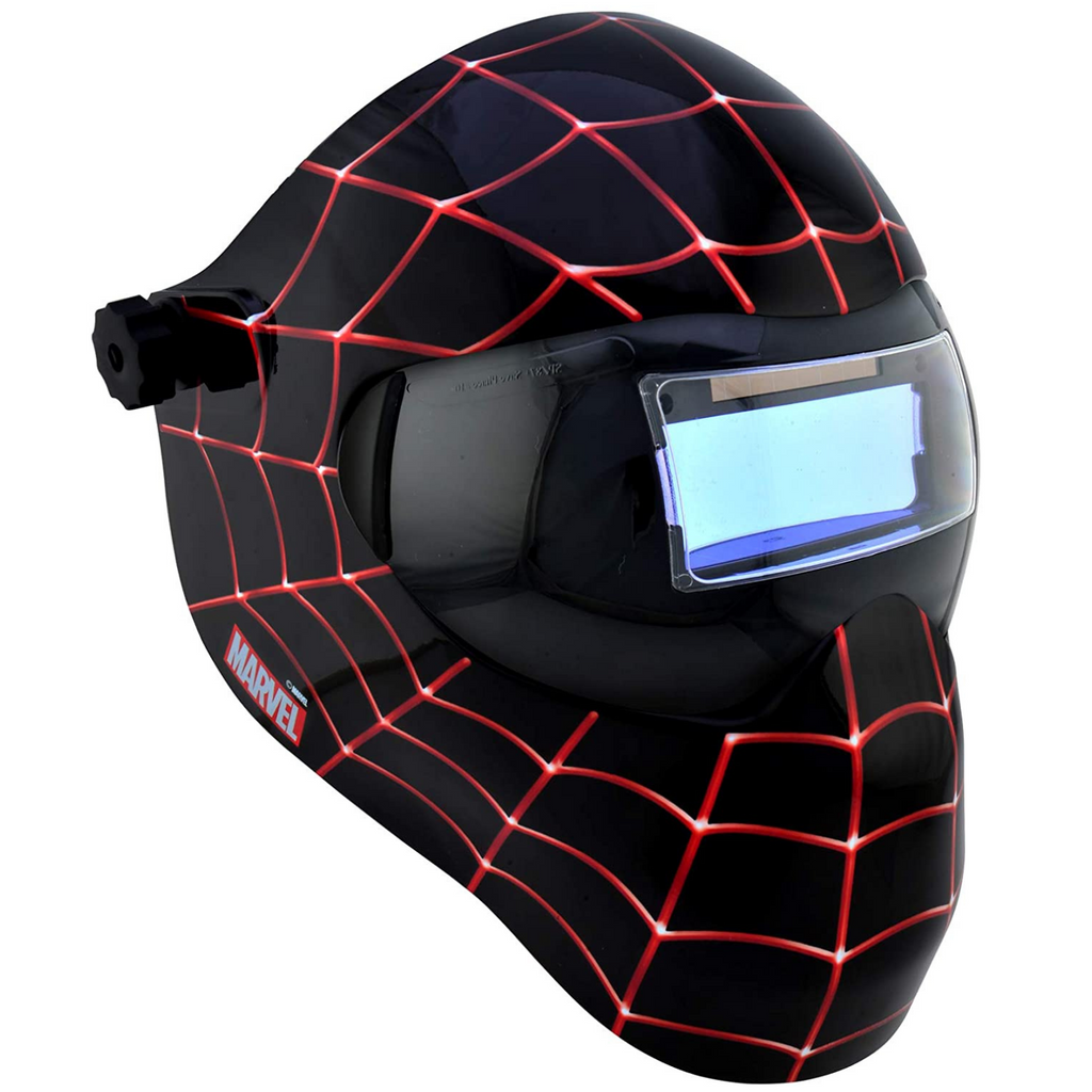 Save Phace 3012589  Auto Darkening Welding Helmet Black Spiderman EFP E Series - MVP Super Store 