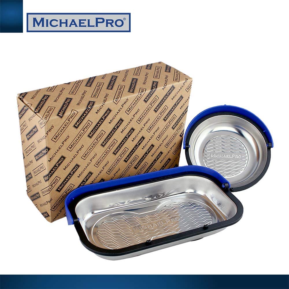 MichaelPro Magnetic Parts Tray Holder Set - 6 Inch and 9-1/2 Inch 2 Piece - MVP Super Store 