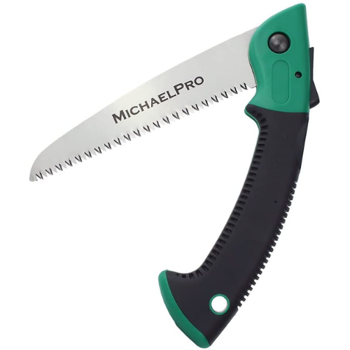 MichaelPro Folding Hand Pruning Saw with 7” Rugged Blade